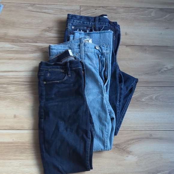 Frame Denim Denim - Lot of 3 Women's Jeans Madewell & Frame Denim Women's Size 27
